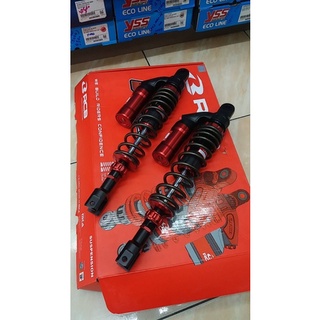 โช้คหลัง (RCB) VD-SERIES 430 mm. HONDA FORZA 300/350 Black/Red ตัวท็อป ปรับ 3 จุด