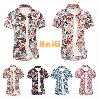New mens shirt ถูกคุณภาพดี ! เสื้อเชิ้ตเกาหลีชาย ลายสุดฮิต ถูกสุดใน 🔥เสื้อเชิ้ต ปกเชิ้ต🔥เสื้อผ้าแฟชั่นชายหาดเสื้อชายห