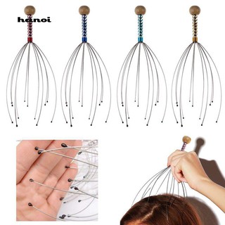 HN♥Creative Octopus Shape Scalp Head Massager Pain Relief Pressure Relaxer Tool