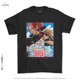 T-shirt  เสื้อยืด ลาย One PIECE FILM RED | เสื้อเชิ้ตภาพยนตร์มังงะ - 018FS-5XL