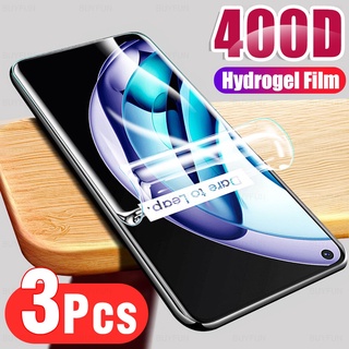 3Pieces Hydrogel Film Full Cover Screen Protector Front Film + Back Soft Protective Film for Oppo Realme 9 Pro Plus 9i 4G 5G