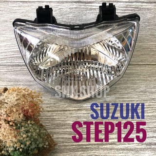 (436) ชุดไฟหน้า SUZUKI STEP 125 ,  ซูซูกิ สเต็ป 125 ไฟหน้า มอเตอร์ไซค์