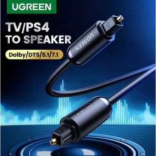 Ugreen Digital Optical Audio Cable Toslink SPDIF Coaxial Cable for Amplifiers Blu-ray Player Xbox Soundbar Fiber Cable