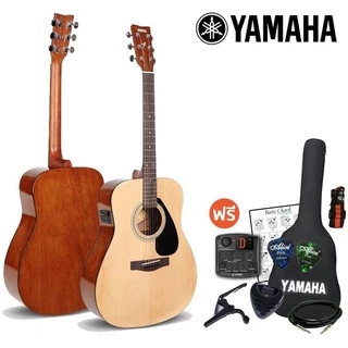 [โค้ดลด1500-📸] กีตาร์โปร่ง Yamaha F310 โปร่งไฟฟ้า เซตสุดคุ้ม> กระเป๋า+สายแจ็ค+สายสะพาย+ปิ๊ก+ที่เก็บปิ๊ก+คาโป้+ประแจ