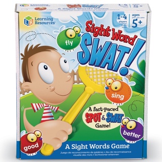 Learning Resources, Sight Words Swat! A Sight Words Game เกมจับคู่แมลงวันคำศัพท์ภาษาอังกฤษ ของเล่นเด็ก 5-10 ปี