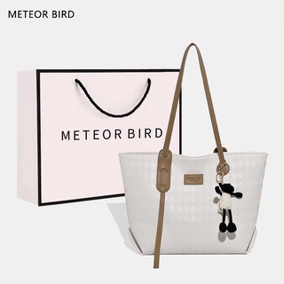 Meteor BIRD กระเป๋าสะพายไหล่ ความจุขนาดใหญ่ สําหรับผู้หญิง นักเรียน