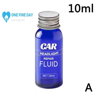 50ml 9H Car Headlight Lens Restoration Plastic Light Cleaner System Repair Polishing T4K3