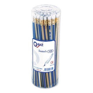 คิวบิซ ดินสอ HB แท่งเหลี่ยม แพ็ค 50 แท่ง Qbiz HB Pencil Square Bar Pack of 50.