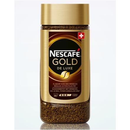 Nescafe Gold Deluxe เนสกาแฟ โกลด์ เดอลุกซ์ (Switzerland Imported) 200g.