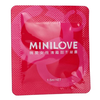 เจลหล่อลื่นสำหรับผู้หญิง minilove ขนาด 1.5 ml ,เจลหล่อลื่น *ไม่ระบุชื่อสินค้า