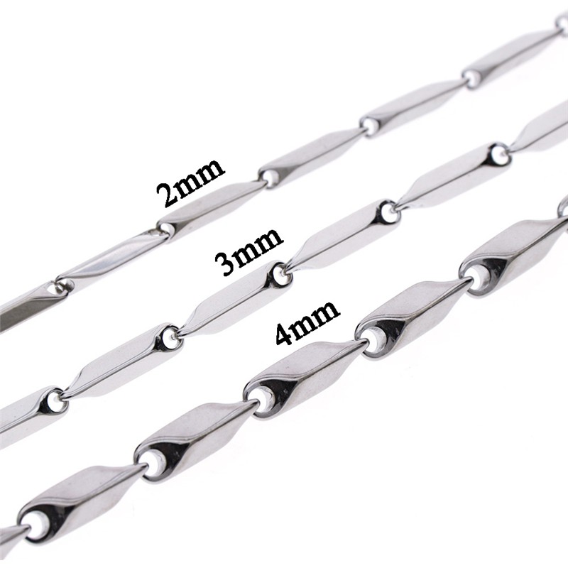 TIMEKEY สร้อยคอ สายโซ่เหล็กไทเทเนียม แฟชั่น สำหรับผู้ชาย