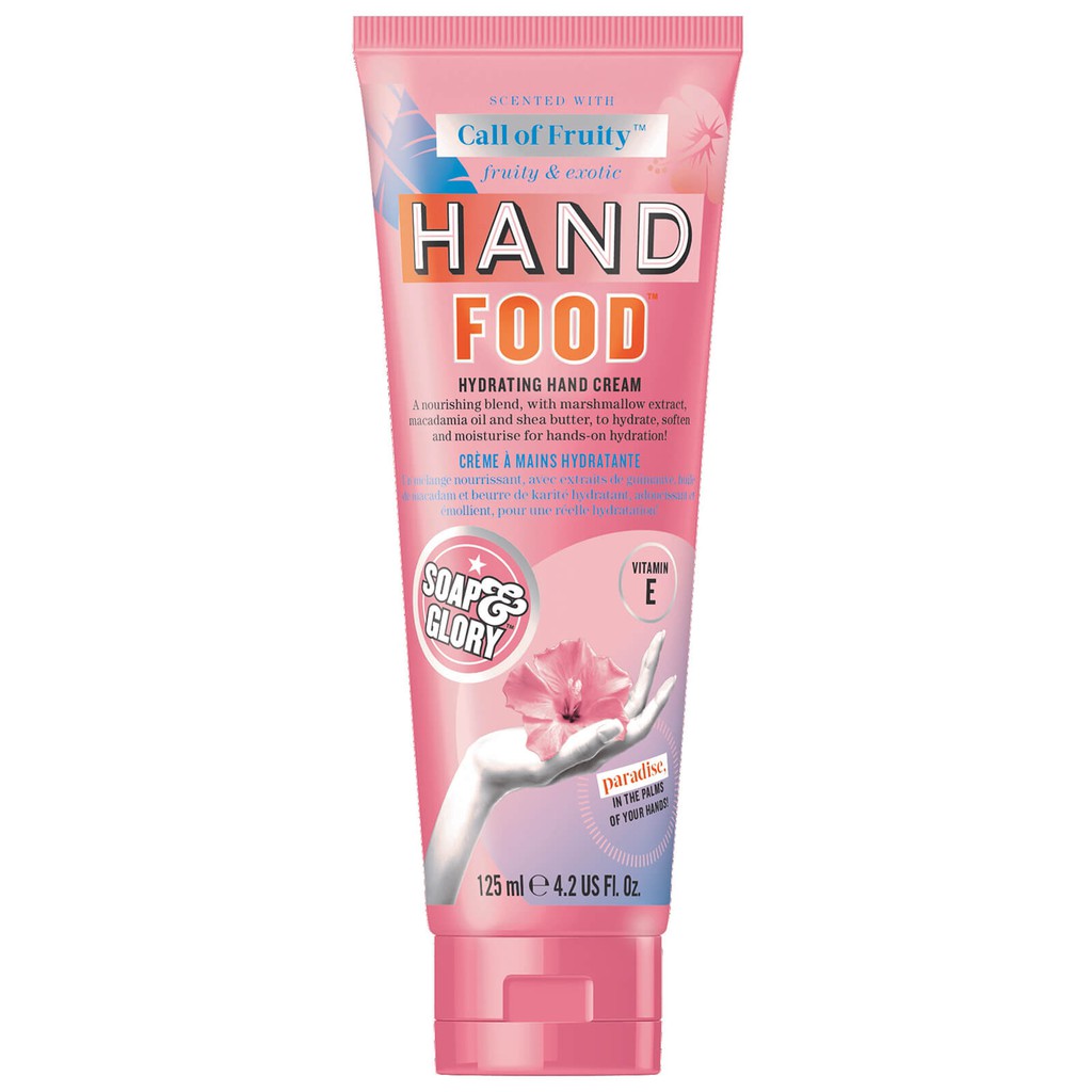 Soap&Glory Call of Fruity Hand Food Hydrating Hand Cream 125ml., โซพ