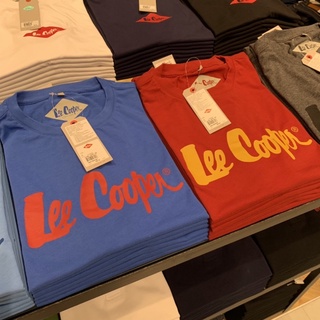 เสื้อยืด Lee Cooper ของแท้100% (หญิง) S M L XL ผ้าหนานุ่ม ของแท้💯💯จากช็อปโดยตรง ป้ายครบ