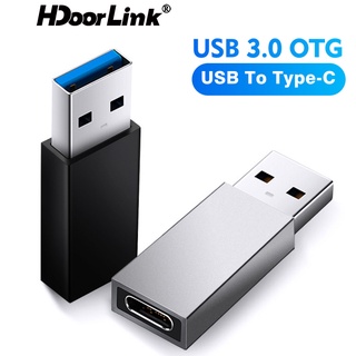 Hdoorlink Type-C Usb 3.0 อะแดปเตอร์ชาร์จ Usb C Female ฮาร์ดไดรฟ์ Usb 3.0a สําหรับ Samsung Xiaomi