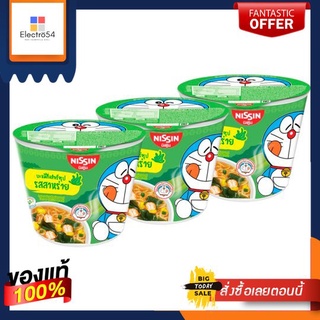 นิสชินมินิคัพรสสาหร่าย 40ก.X3NISSIN MINI CUP SEAWEED 40G.X3