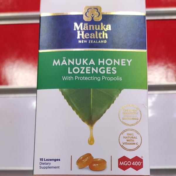 ♝พร้อมส่ง Manuka Honey drop 15 Lozenges ลูกอมน้ำผึ้ง จาก Manuka Health