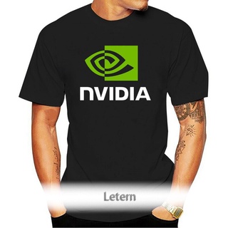 เสื้อยืดผ้าฝ้ายพิมพ์ลายขายดี ใหม่ เสื้อยืดคอกลม ผ้าฝ้าย พิมพ์ลายโลโก้ Nvidia สไตล์เรโทร สําหรับผู้ชาย ไซซ์ S - 3Xl