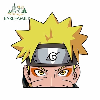 Earlfamily สติกเกอร์ ลาย Naruto 13 ซม. x 13 ซม. สําหรับติดตกแต่งรถยนต์ แล็ปท็อป ตู้เย็น DIY