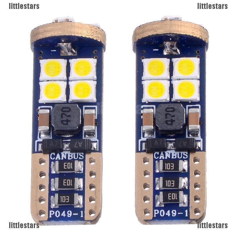 {LUV} 2X Canbus T10 3030 6 SMD OSRAM LED Super White Car Side Light ...