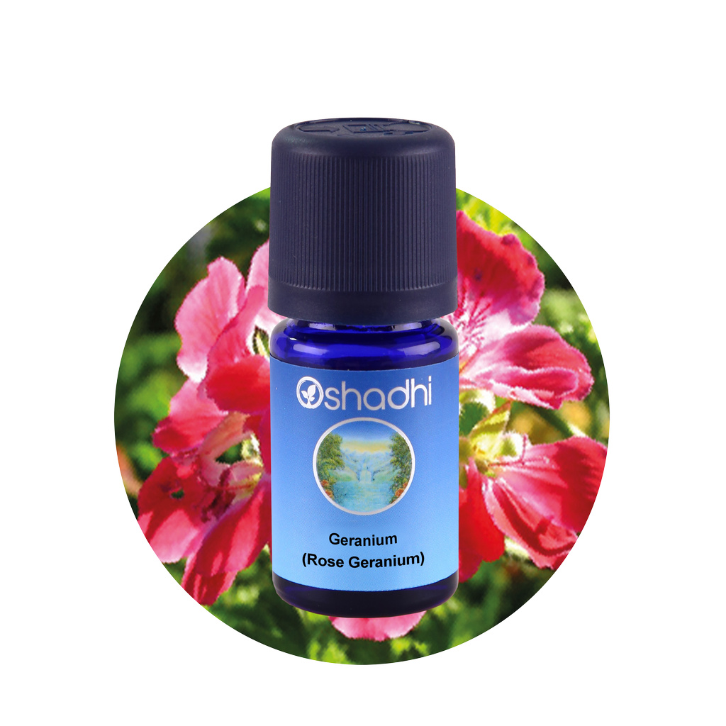Oshadhi - Geranium (Rose Geranium) essential oil 10 ml