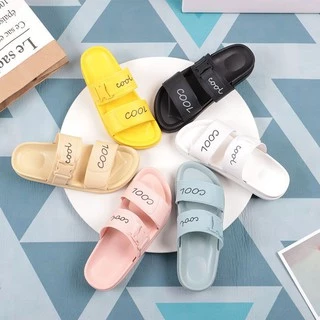 รองเท้าแตะแฟชั่นผู้หญิง สายคาดดีไซด์เก๋ แบบสวม พื้นนิ่ม น้ำหนักเบา มี 6 สี L1