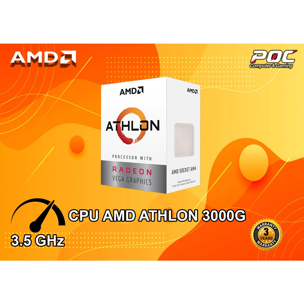 CPU (ซีพียู) AMD ATHLON 3000G