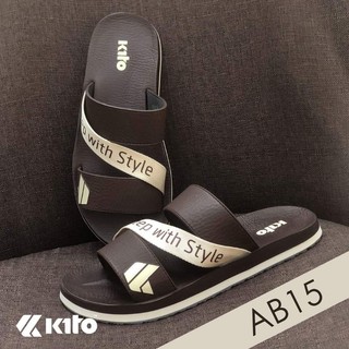 Kito.รองเท้าแตะสวม​ พื้นนิ่ม​ ไม่ลื่น​ เบอร์36-43 / AB15