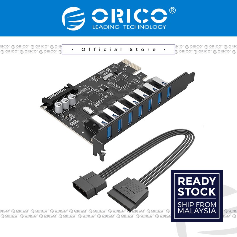 ORICO PVU3-7U PCI-E to 7 USB3.0 Port Express Card