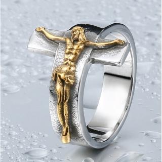 Christian Jesus Cross Gothic Ring, Fashion, Vintage Style