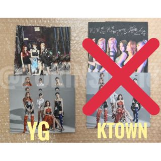 Postcard Set 2ใบ YG  จาก  Album Kill This Love