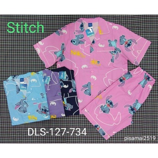 ชุดนอนผู้ใหญ่ลาย Stitch แขนสั้น-ขาสั้น ลิขสิทธิ์แท้