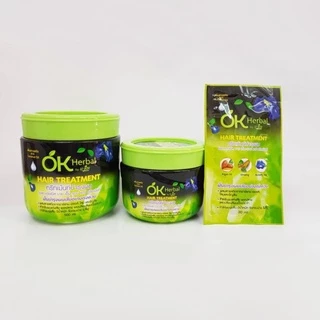 OK Herbal Hair Treatment โอเคเฮอร์เบิล ทรีทเม้นท์ บำรุงผม [250/500 ml.] [1 กระปุก]