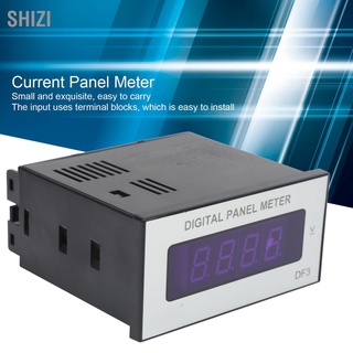 ShiZi แผงวัดแรงดันไฟฟ้าดิจิตอล Df3 Dc500V