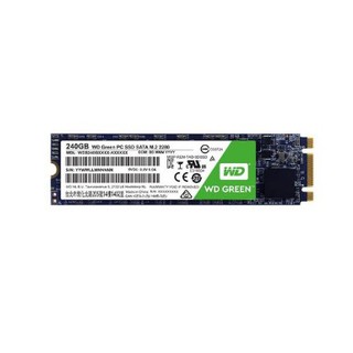 WD SSD 240GB M.2 GREEN 3D NAND Model : WDSSD240GB-M.2-GREEN-3D