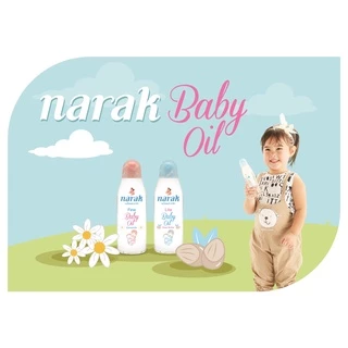 [3แถม3] Narakเบบี้ออยล์ไฟน์คาโมมายล์ 45มล. พกพา
