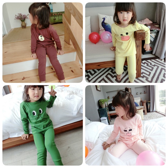 ชุดนอน ลาย สติ๊กเกอร์ Line น่ารัก