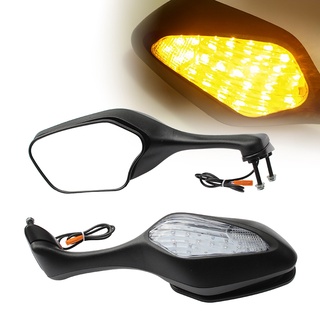 Motorcycle Foldable Rear View Rearview Side Mirrors Signal LED Light For HONDA CBR1000RR CBR1000 2008-2012 08 09 10 11 1