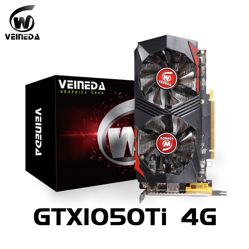 VEINEDA GTX 1050TI 4G Original Graphics Cards128Bit GDDR5 GTX 960 4gb 1050ti 4gb gtx750ti 4gVideo card for NVIDIA Geforc