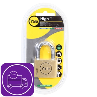 กุญแจลูกปืน YALE BD45 45 MM PB