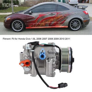 Yiche คอมเพรสเซอร์แอซีอลูมิเนียม 38810Rnaa02 สําหรับ Honda Civic 1.8L 2006-2011