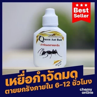 เหยื่อกำจัดมด Queen ant Bait ปลอดภัยกับคน ฆ่ามดยกรัง อาหารมด เจลกำจัดมด ฆ่ามดทั้งรัง(ขนาดบรรจุ 30 กรัม)