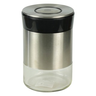 ขวดโหลแก้วกลมฝากด POP UP 0.7ลิตร  GLASS CANISTER POP UP 0.7L