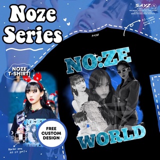 [S-5XL]เสื้อยืด พิมพ์ลาย Noze WayB Series | เครื่องบินขับไล่สตรีท | Swf | เฮ้ มาม่า | Kai dancer นักเต้น | Sayzco