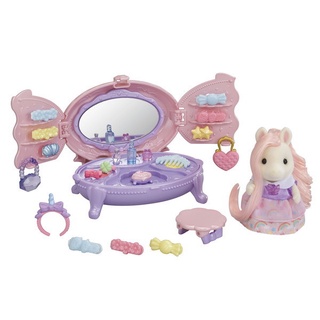 [ส่งตรงจากญี่ปุ่น] Epoch Sylvanian Families ชุดเครื่องแป้งโพนี่ แฟชั่น ญี่ปุ่น ใหม่