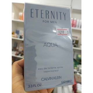 100ml. กล่องซีล CALVIN KLEIN CK Eternity AQUA For Men EDT 100ml น้ำหอม ใหม่ตัวนี้ ไฮไลท์ของน้ำหอมตัวนี้คือความทันสมัย