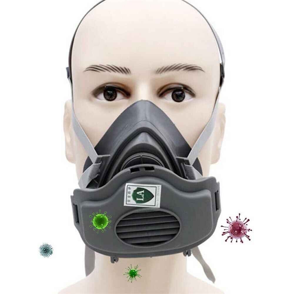 [Ready Stock] 3M หน้ากากกันสารเคมี Half Face Respirator Gas Mask หน้ากากป้องกันแก๊สพิษ