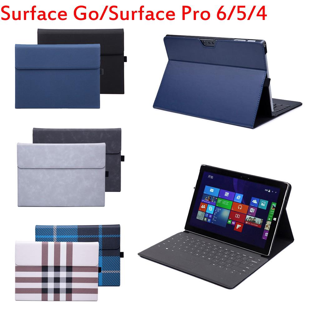 Microsoft Surface Pro 7/Surface Pro 6/Surface Pro 5/Surface Pro 4 Stand Case Shell Soft PU Leather Flip Tablet Cover