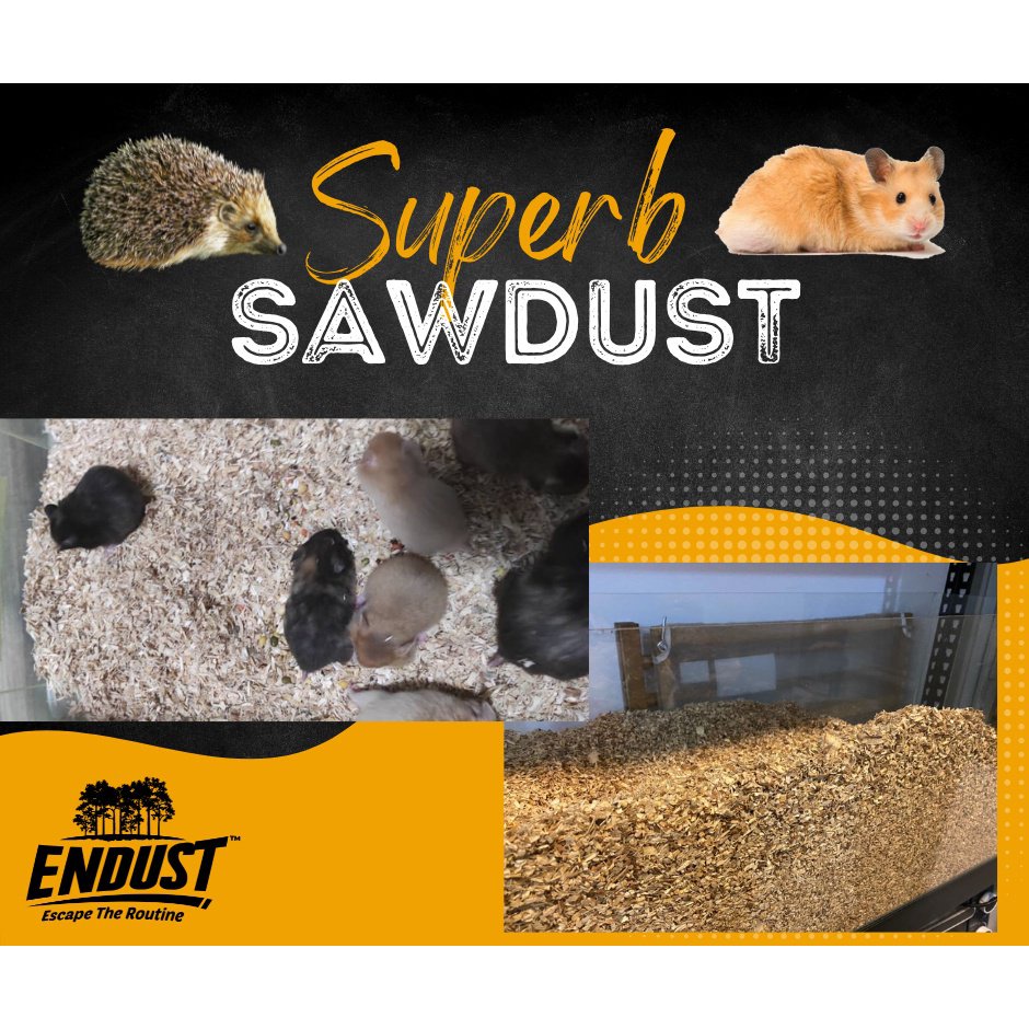 ENDUST 6KG SUPERB SAWDUST for Hamster Bedding Pet Bedding Guinea Pig