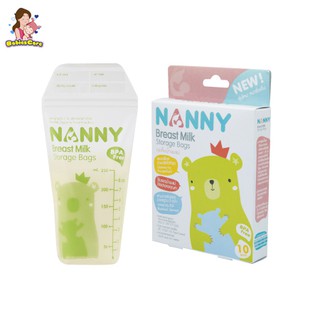 BabiesCare Nannyถุงเก็บน้ำนมแม่ 10 ชิ้น ขนาด 8 oz