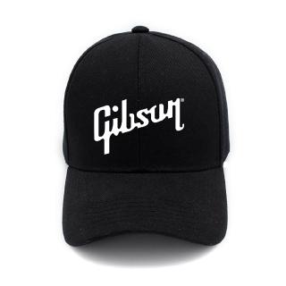 หมวกเบสบอล พิมพ์ลาย Gibson แฟชั่นสไตล์เกาหลี สําหรับผู้ชาย และผู้หญิง